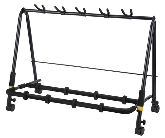 Hercules GS525BPLUS: 5-pc Guitar Rack w/wheels (MC2)