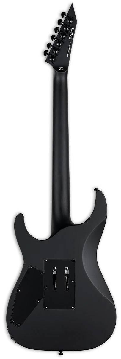 ESP LTD M-1000 Black Metal Electric Guitar in Black Satin