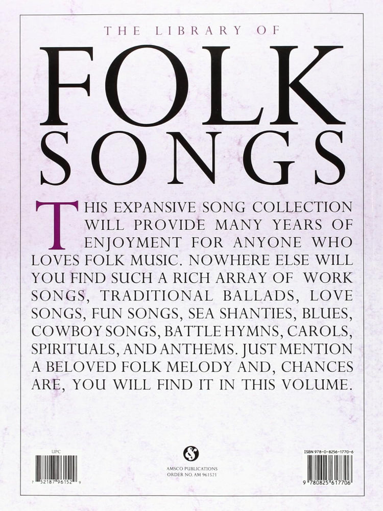 The Library Of Folk Songs PVG