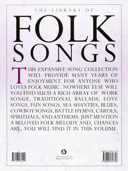 The Library Of Folk Songs PVG