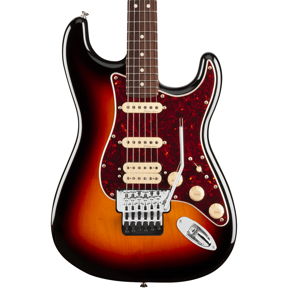 Fender Player II Modified Stratocaster HSS Floyd Rose Electric Guitar, Rosewood Fingerboard in 3 Color Sunburst | B-STOCK