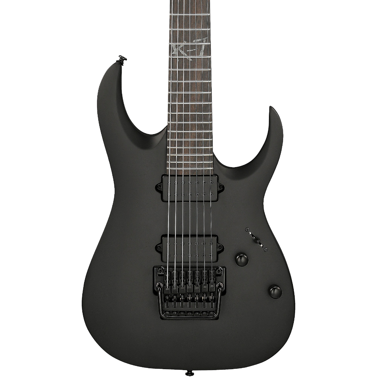 Ibanez K7 YIN Munky Signature 7 String Electric Guitar in Black