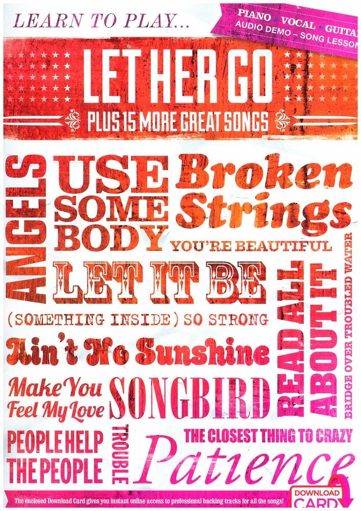 Learn To Play Let Her Go Plus 15 More Great Songs BK/OLA PVG
