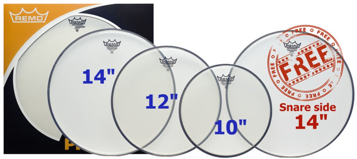 Remo Ambassador Clear Tom Pack