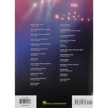 Showstoppers for Female Singers Original Keys for Singers