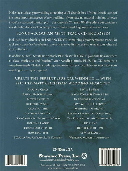The Ultimate Christian Wedding Music Kit PVG W/CDR