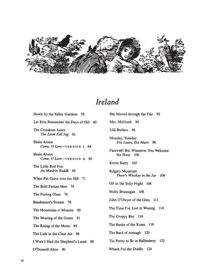 Folk Songs Of England Ireland Scotland Wales