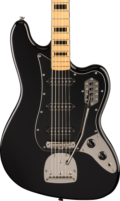 Squier FSR Classic Vibe™ Bass VI, Maple Fingerboard, Black Pickguard, Matching Headstock in Black