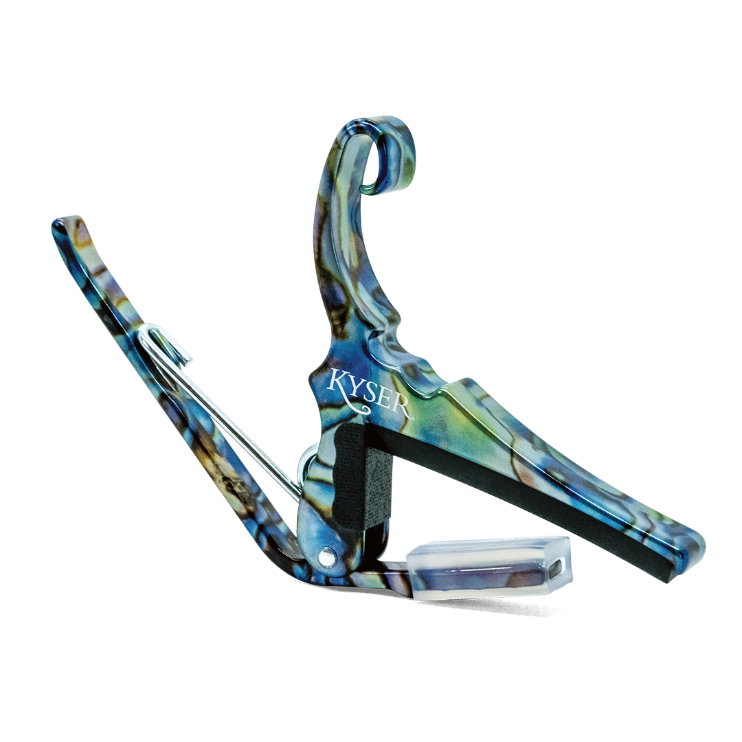 Kyser Quick Change Acoustic Guitar Capo in Abalone