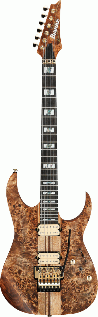 Ibanez RGT1220PB Premium Electric Guitar in Antique Brown Stained Flat