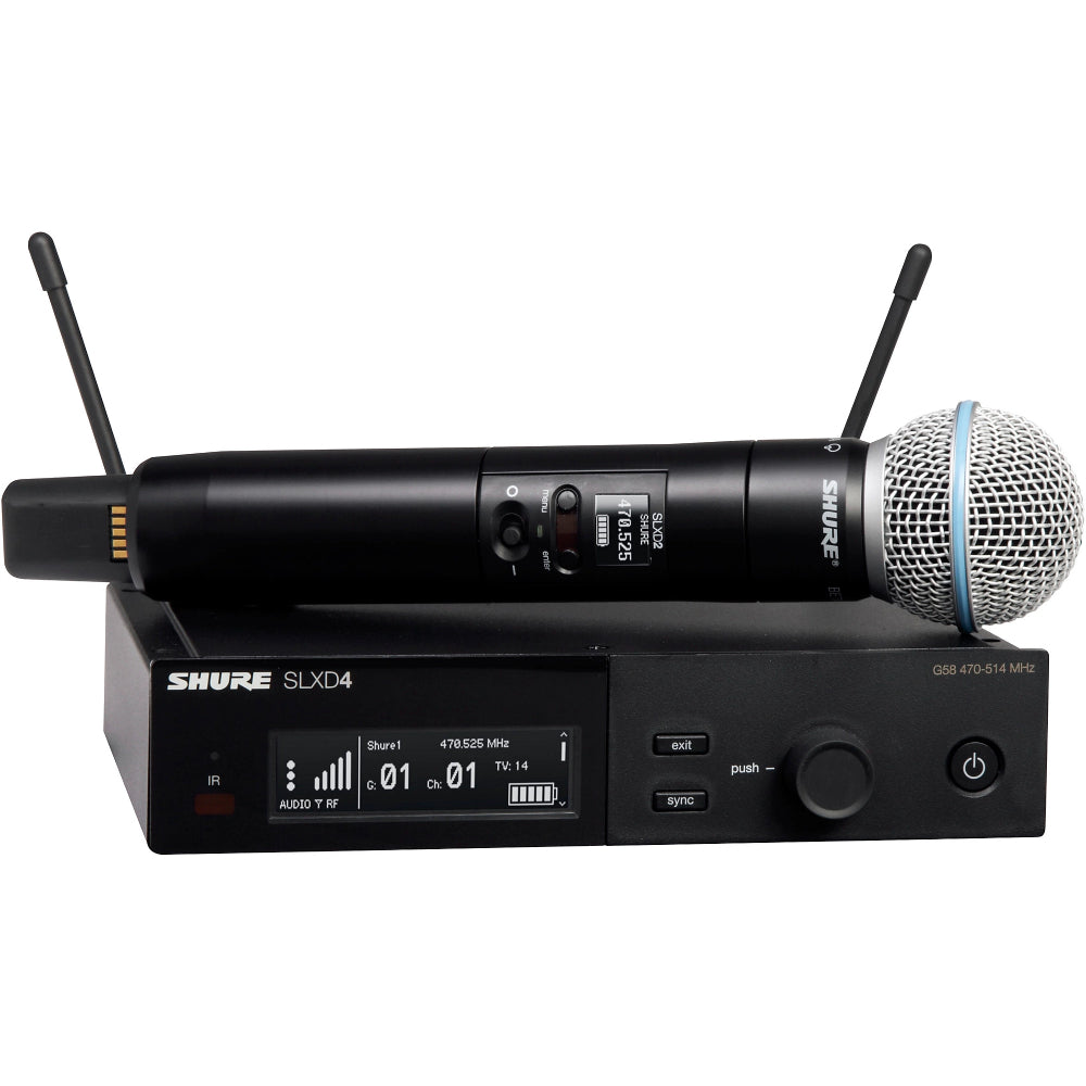 SLXD24 & B58 Wireless Handheld Microphone System
