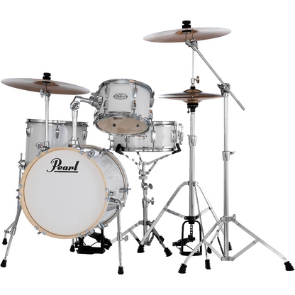 Pearl Midtown 4-Piece Compact Drum Kit in Pure White