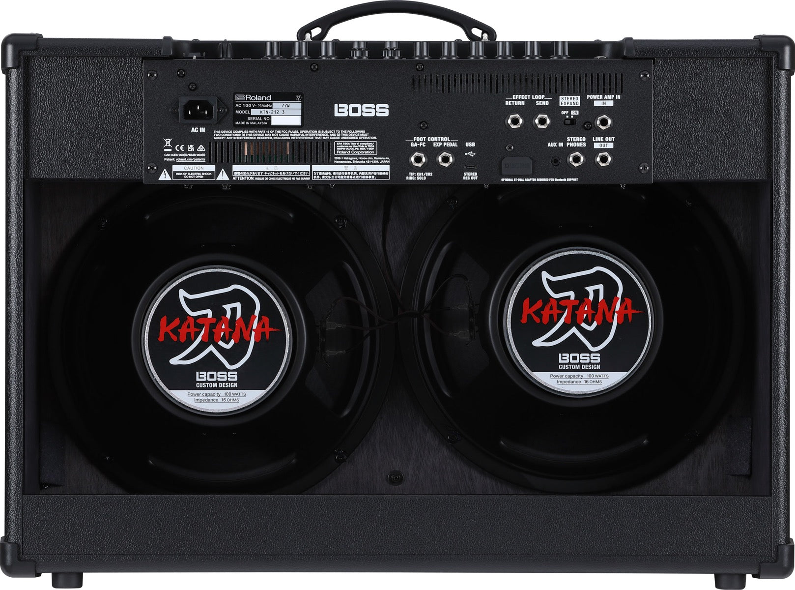 Boss Katana 100/212 Gen 3 2x12" 100W Combo Amp