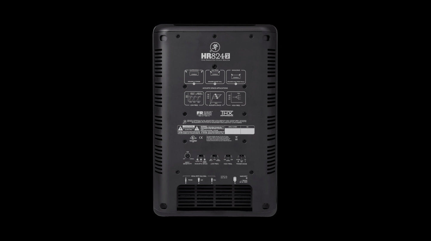 Mackie HR824mk2 8" 2 Way Active Studio Monitor (Single)