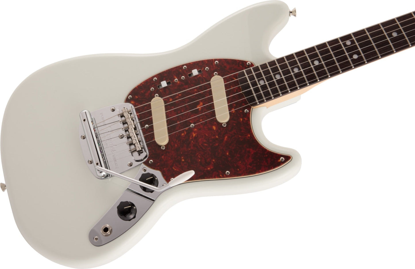 Fender Made in Japan Traditional 60s Mustang, Rosewood Fingerboard in Olympic White