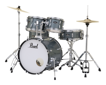 Pearl Roadshow 5 Piece Fusion Drum Kit in Charcoal Metallic