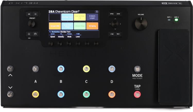 Line 6 Helix-LT Streamlined HX Guitar Effects Processor