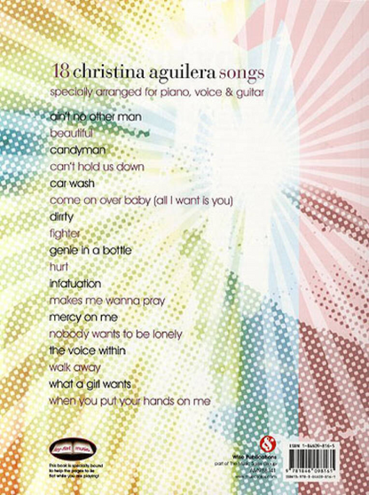 Best of Christina Aguilera PVG