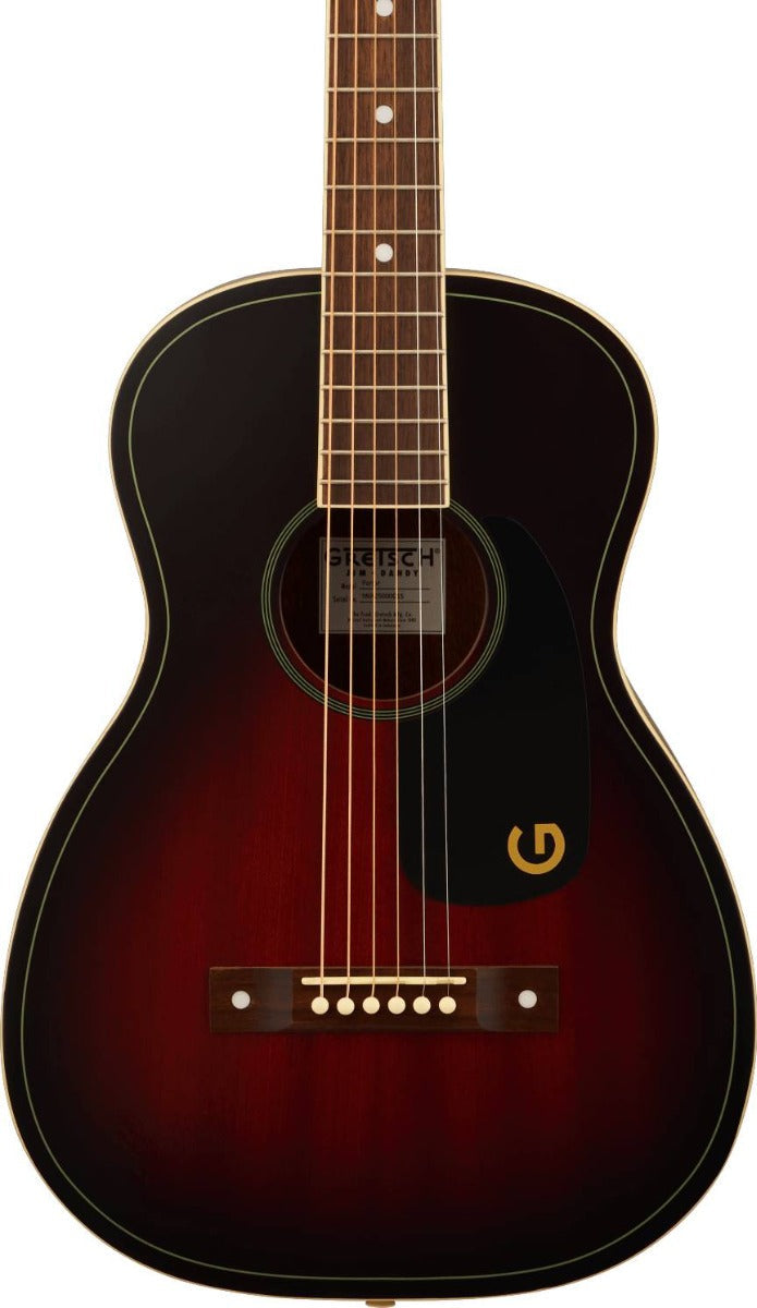 Gretsch Jim Dandy Parlor Acoustic Guitar in Deep Cherry Burst