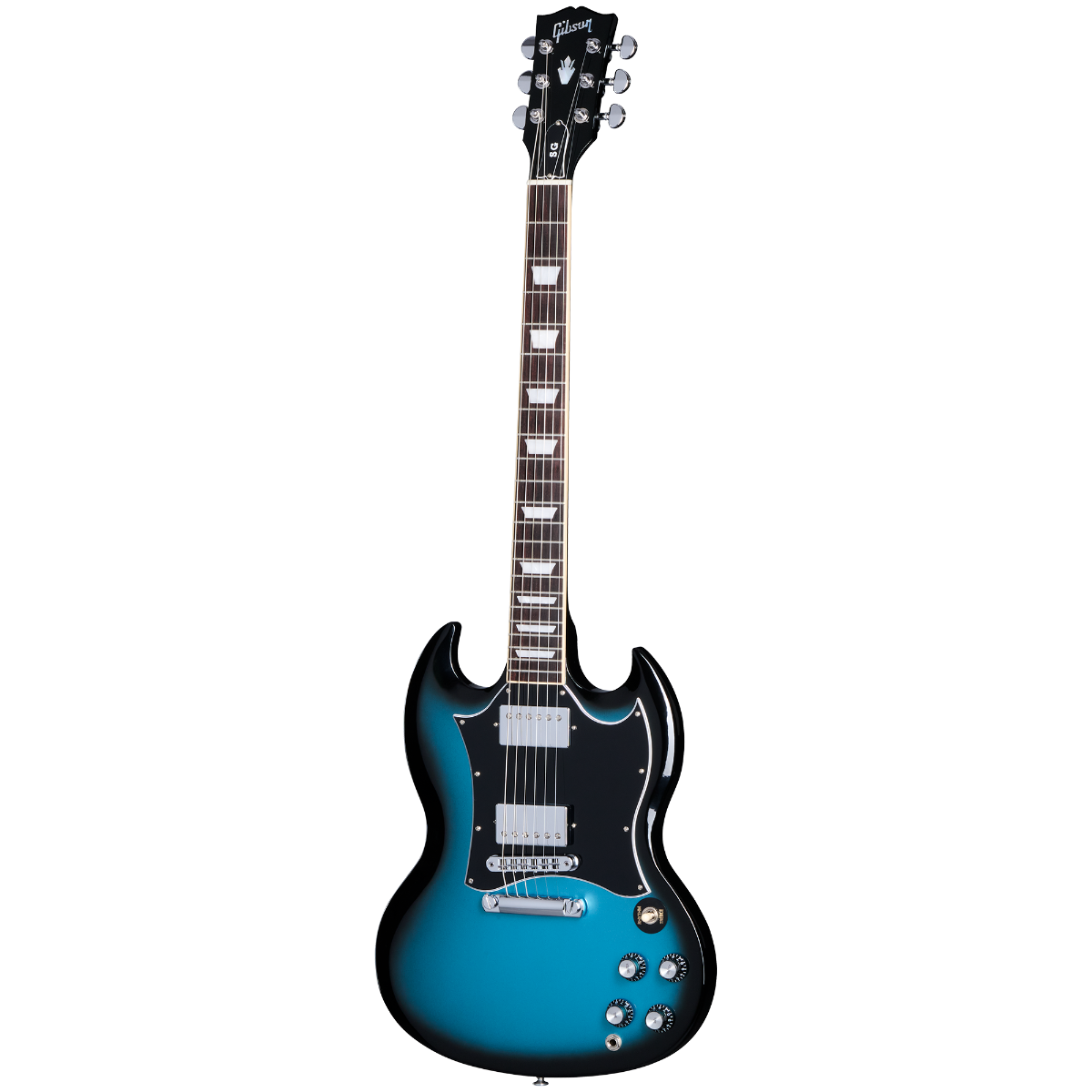 Gibson SG Standard Electric Guitar in Pelham Blue Burst