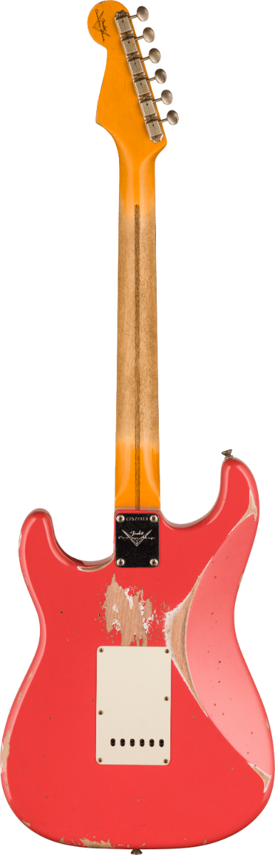 Fender Custom Shop 1957 Stratocaster Heavy Relic Electric Guitar in Aged Fiesta Red