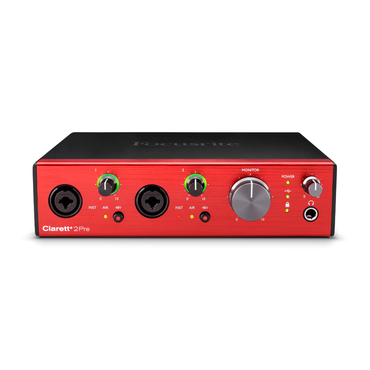 Focusrite Clarett+ 2Pre 10 In & 4 Out Audio Interface