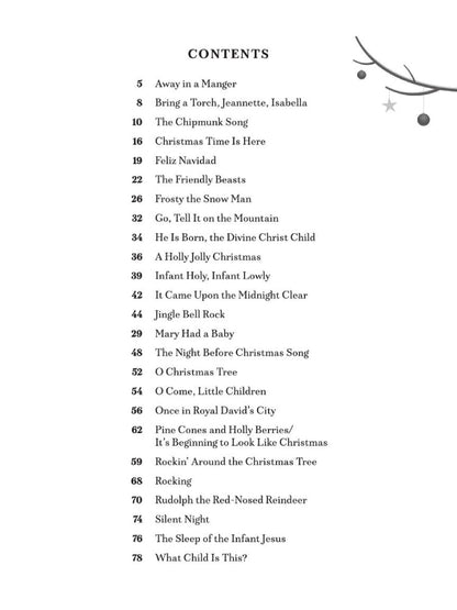 Children's Christmas Solos 25 Carols and Popular Songs BK/OLA