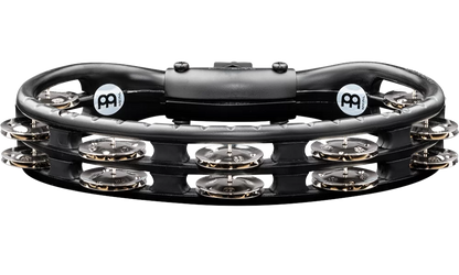 Meinl Percussion TMT2BK Tradotional Mountable ABS Series Mountable Molded ABS Tambourine Nickel Plated Steel Jingles in Black