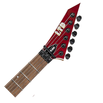 ESP LTD M 200FM Electric Guitar in See Thru Red