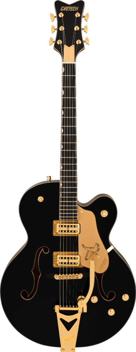 Gretsch Synchromatic Falcon Hollow Body Single-Cut with Bigsby Electric Guitar in Black