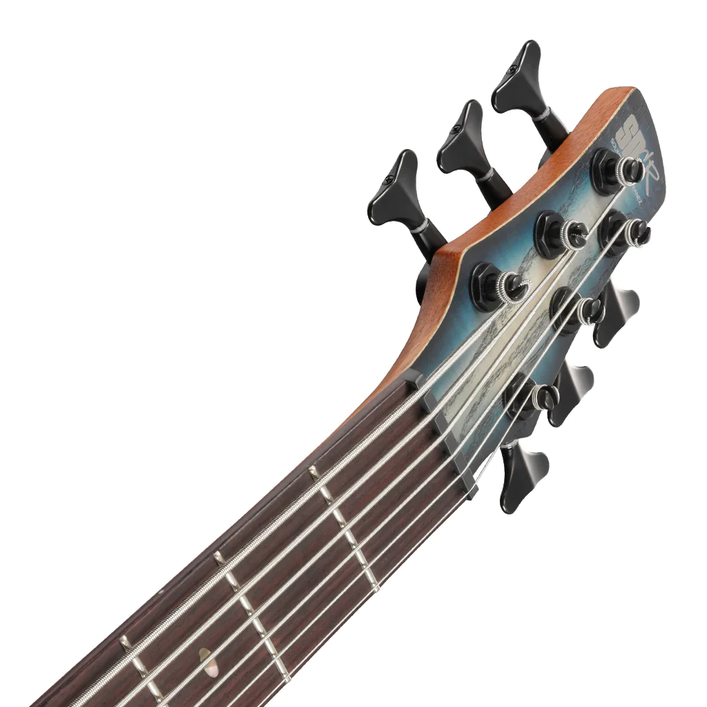 Ibanez SR606E Electric 6 String Bass in Cosmic Blue Starburst Flat