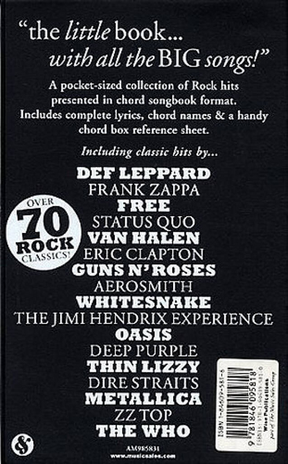 The Little Black Songbook Rock Hits