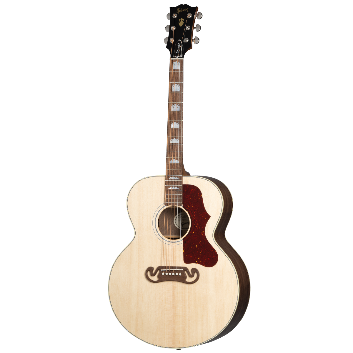 Gibson SJ-200 Studio Walnut Acoustic Electric Guitar in Satin Natural
