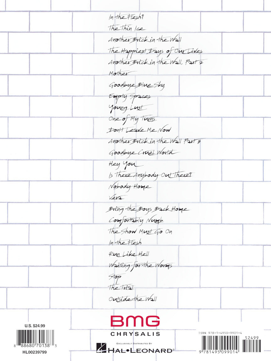 Pink Floyd The Wall Guitar Tab RV