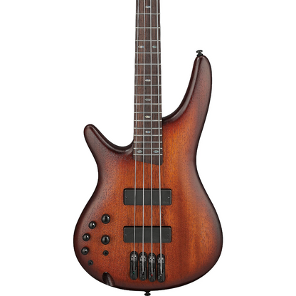 Ibanez SR500AL Left Handed Electric Bass Guitar in Mahogany Brown Burst Low Gloss