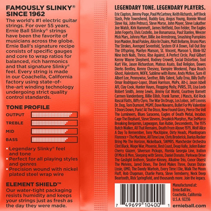 Ernie Ball Skinny Top Heavy Bottom Slinky Nickel Wound 7 String Electric Guitar Stings 10-62 Gauge