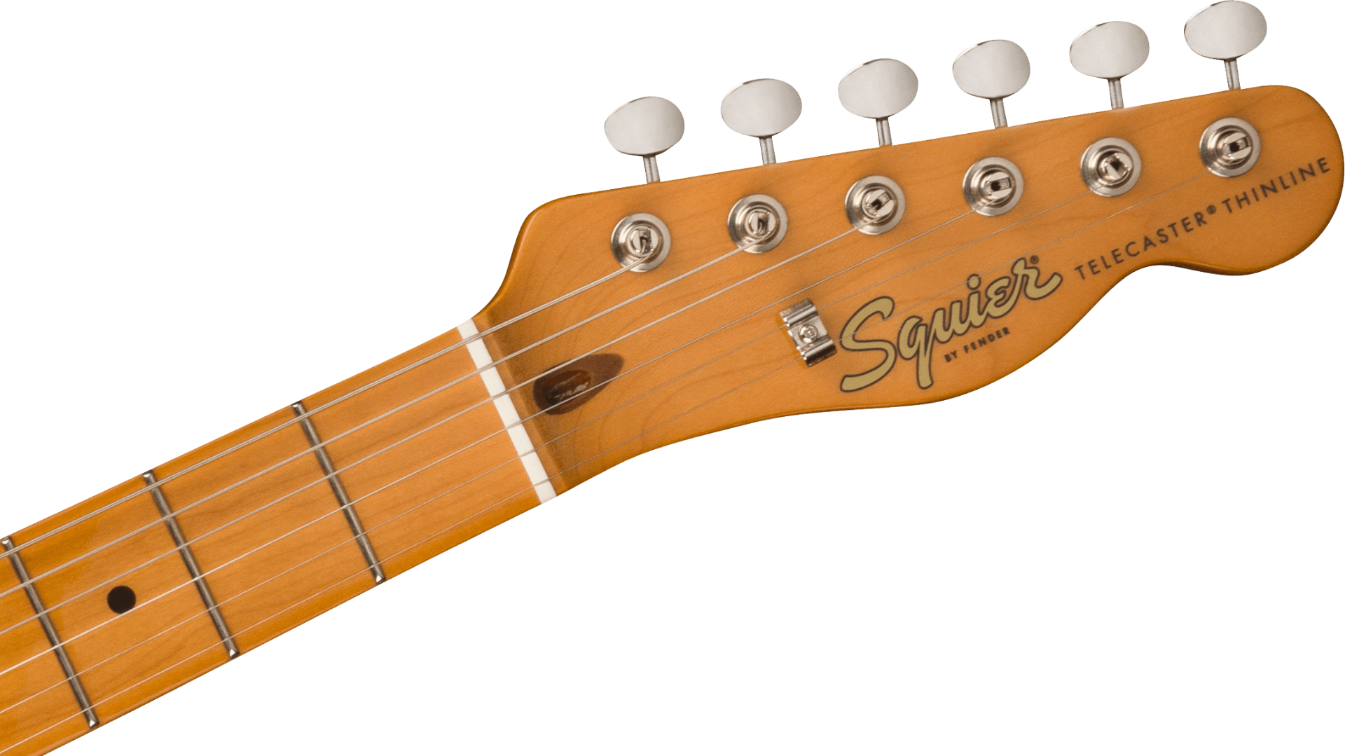 Squier FSR Classic Vibe '60s Telecaster Thinline, Maple Fingerboard, Gold Anodized Pickguard in Sonic Blue