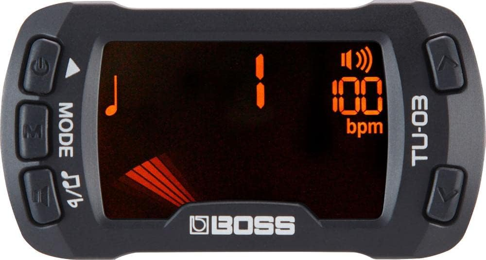 BOSS TU03 ClipOn Tuner & Amp Metronome