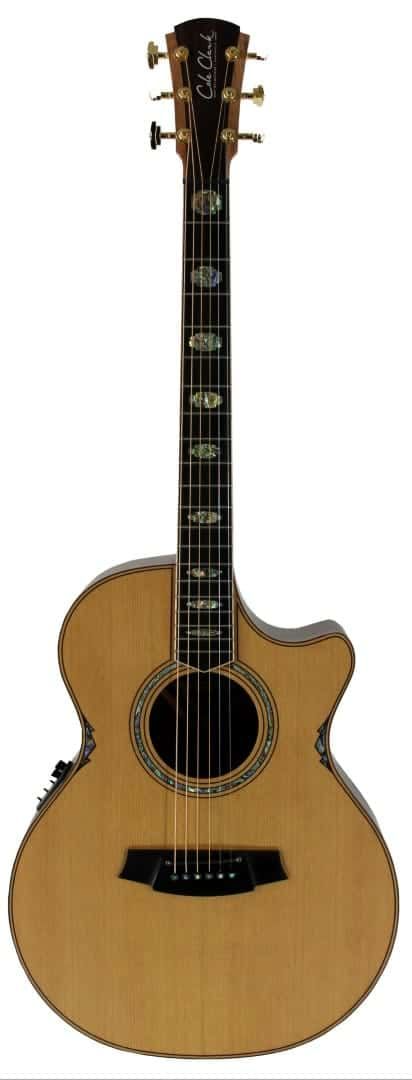 Cole Clark CCAN3EC-COLRE Angel 3 Series Acoustic Electric Guitar in Natural Satin