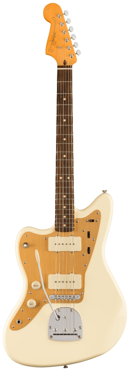 Squier J Mascis Jazzmaster, Laurel Fingerboard in Vintage White