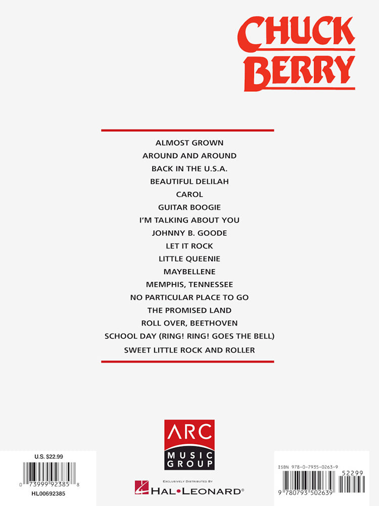 Chuck Berry Guitar Tab RV