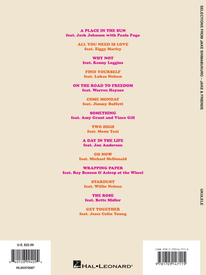 Selections from Jake Shimabukuro Jake & Friends Ukulele Chords/Lyrics