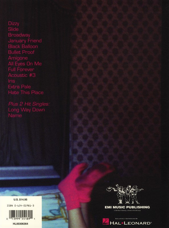 The Goo Goo Dolls Dizzy Up The Girl PVG