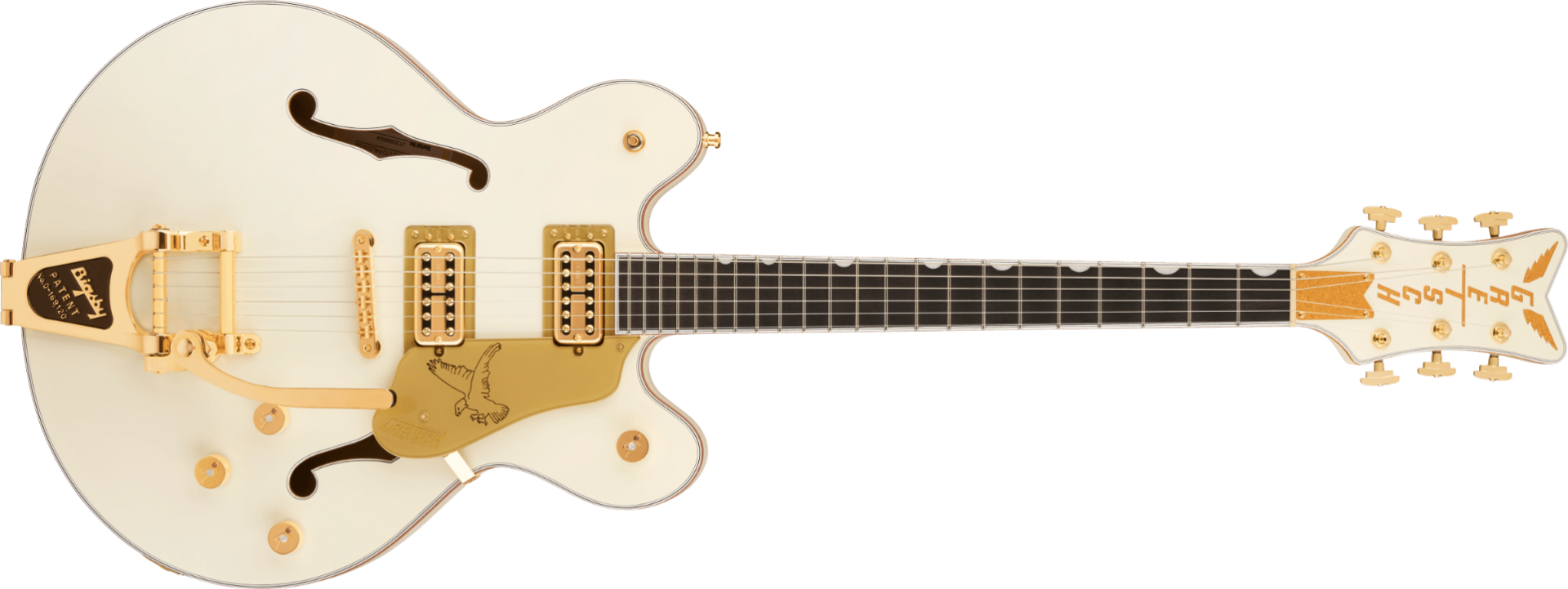 Gretsch Falcon Center Block LTD with String-Thru Bigsby in Vintage White
