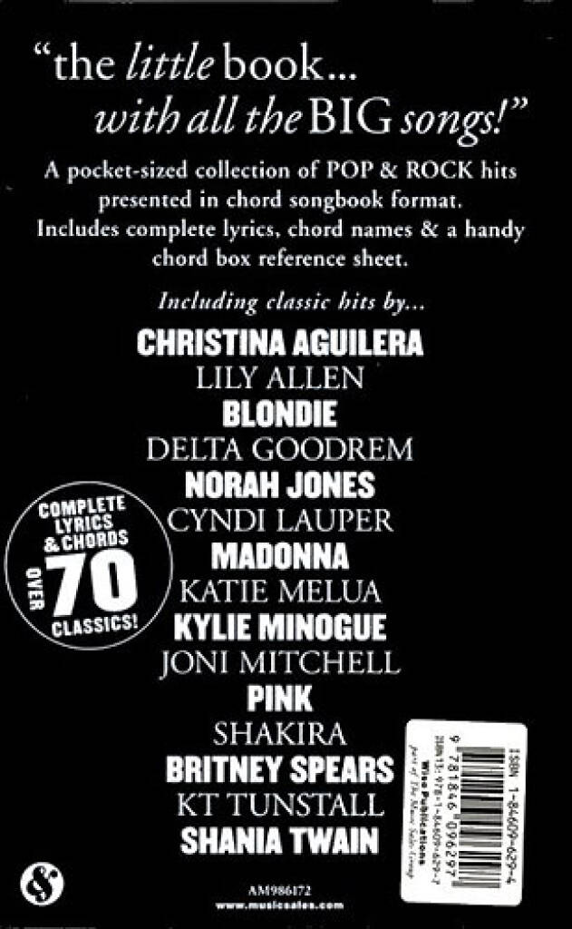 The Little Black Songbook Pop And Rock