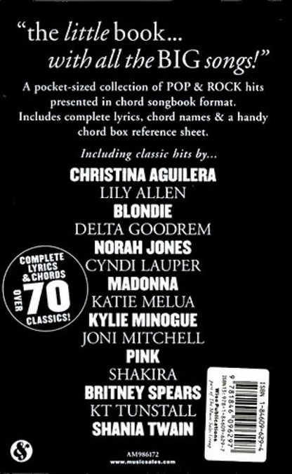 The Little Black Songbook Pop And Rock