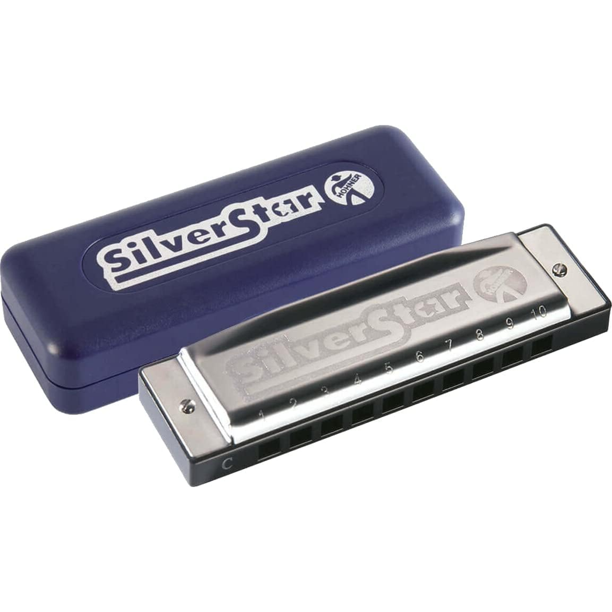 Hohner Silver Star 10 Hole Harmonica Bb