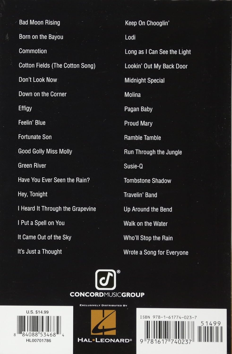 Creedence Clearwater Revival Guitar Chord Songbooks