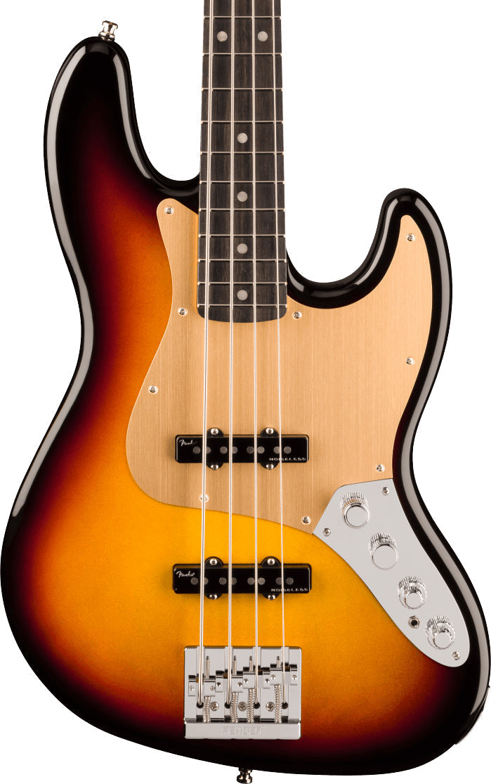 Fender American Ultra II Jazz Bass, Ebony Fingerboard in Ultraburst