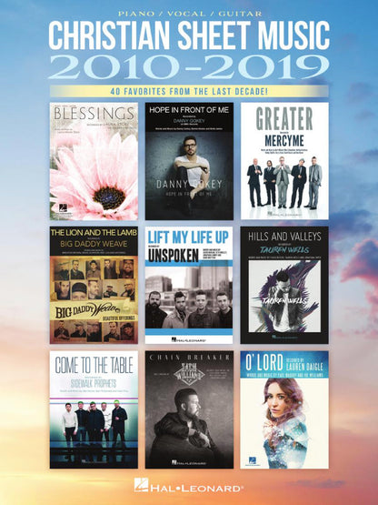 Christian Sheet Music 2010-2019 PVG